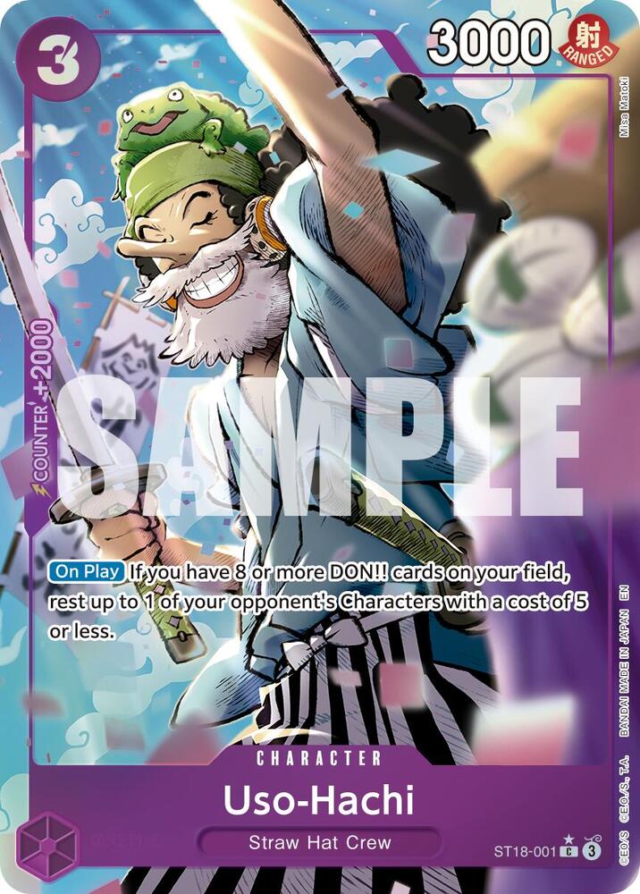 Uso-Hachi (Alternate Art) ST18-001 Premium Booster -The Best- Vol. 2 NM