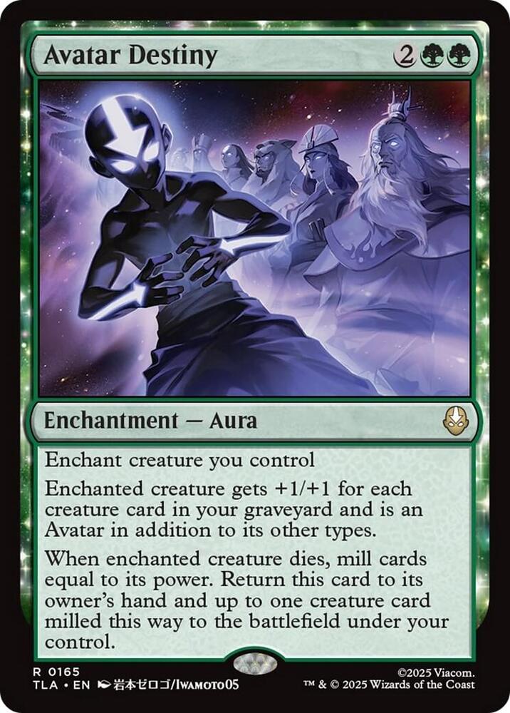 Avatar Destiny #165 Foil Avatar: The Last Airbender NM