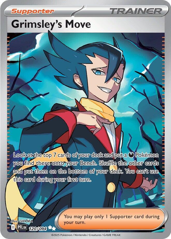 Grimsley's Move 120/094 Holo ME02: Phantasmal Flames NM