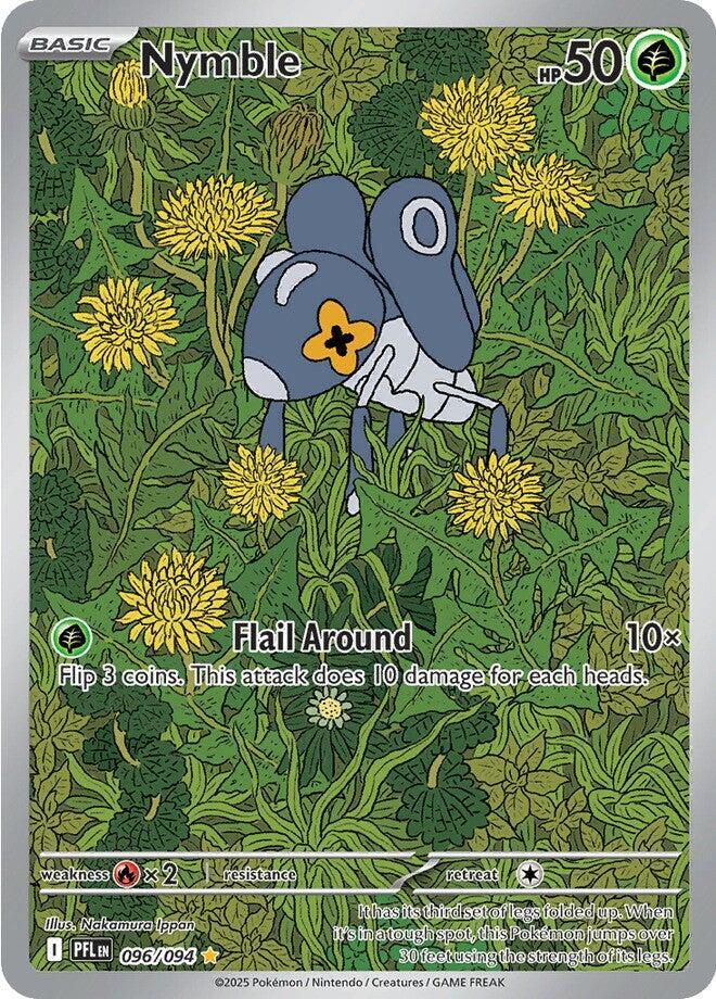 Nymble 096/094 Holo ME02: Phantasmal Flames NM