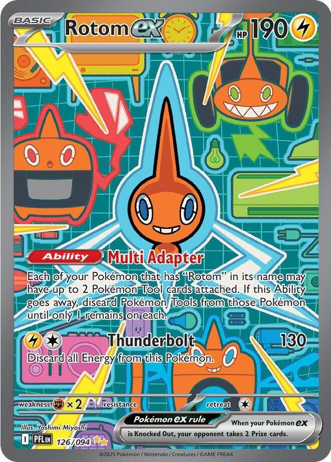 Rotom ex 126/094 Holo ME02: Phantasmal Flames NM