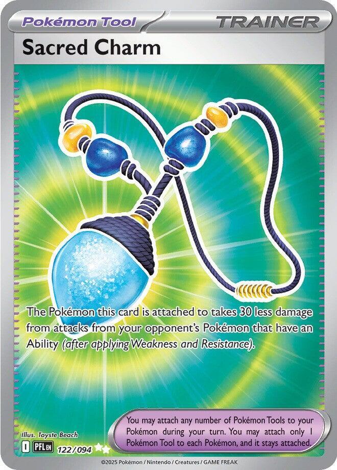 Sacred Charm 122/094 Holo ME02: Phantasmal Flames NM