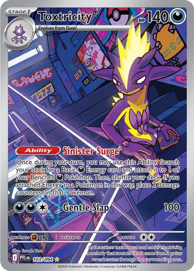 Toxtricity 103/094 Holo ME02: Phantasmal Flames NM