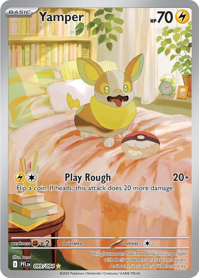 Yamper 099/094 Holo ME02: Phantasmal Flames NM