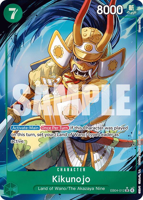 Kikunojo (Alternate Art) EB04-012 The Azure Sea's Seven NM