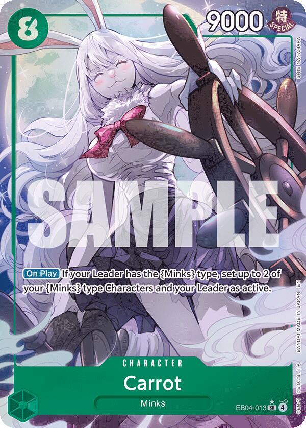 Carrot (Alternate Art) EB04-013 The Azure Sea's Seven NM