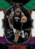 Paul George #16 2022-23 Panini Select Green White Purple Prizms Los Angeles Clippers NM