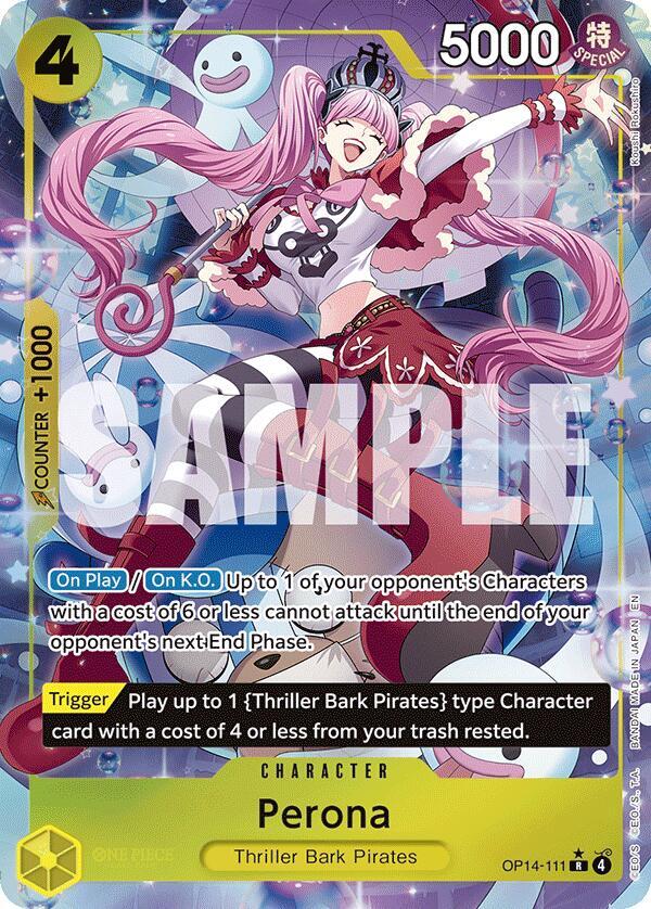 Perona (Alternate Art) OP14-111 The Azure Sea's Seven NM