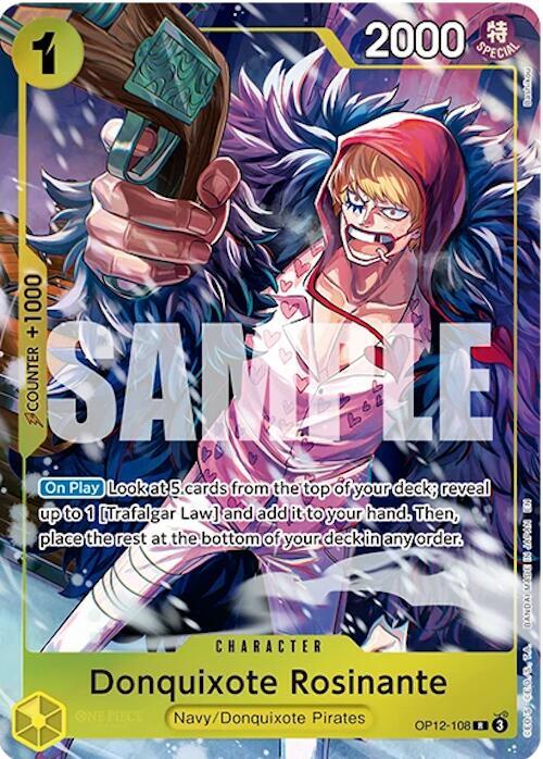 Donquixote Rosinante (Illustration Box Vol.6) OP12-108 One Piece Promotion Cards NM