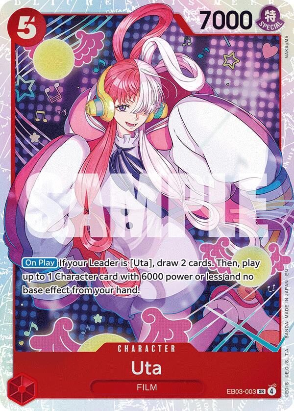 Uta EB03-003 Extra Booster: One Piece Heroines Edition NM