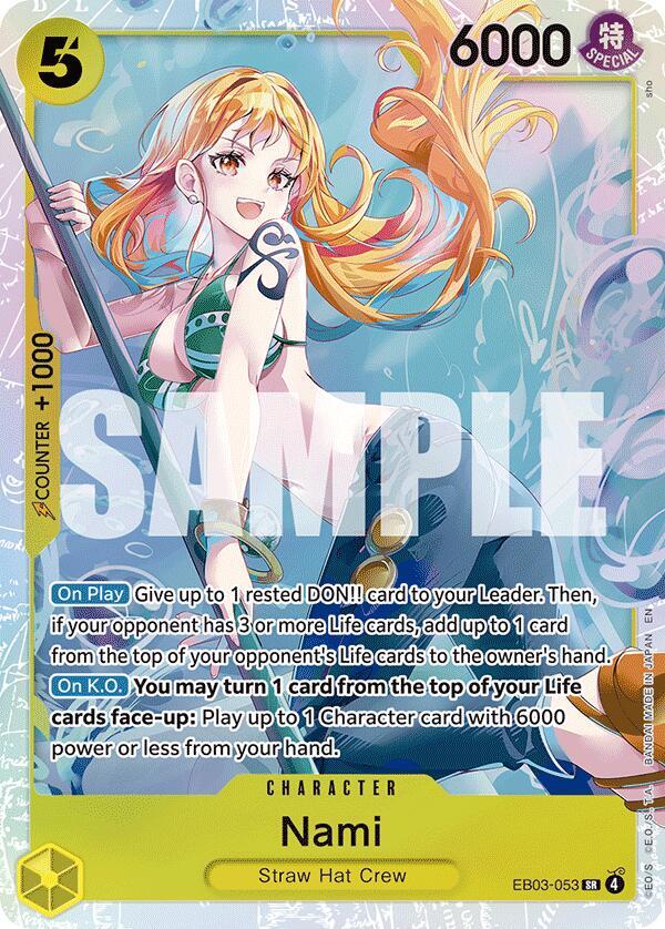 Nami EB03-053 Extra Booster: One Piece Heroines Edition NM