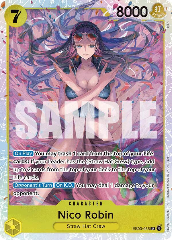 Nico Robin EB03-055 Extra Booster: One Piece Heroines Edition NM