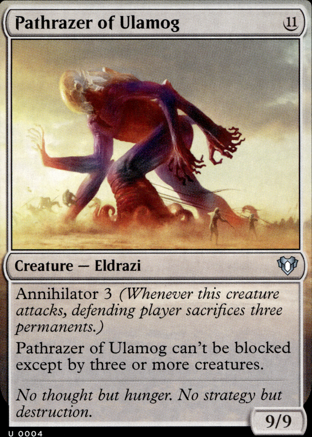 Pathrazer of Ulamog #4 Commander Masters NM