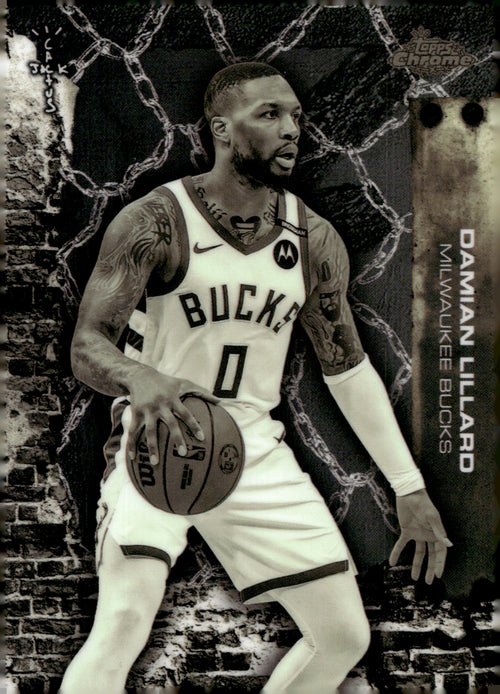Damian Lillard #18 2025-26 Topps Cactus Jack Base Milwaukee Bucks NM