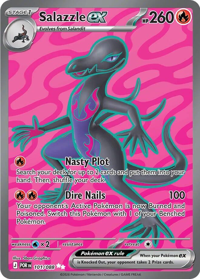 Salazzle ex 101/088 Holo ME03: Perfect Order NM