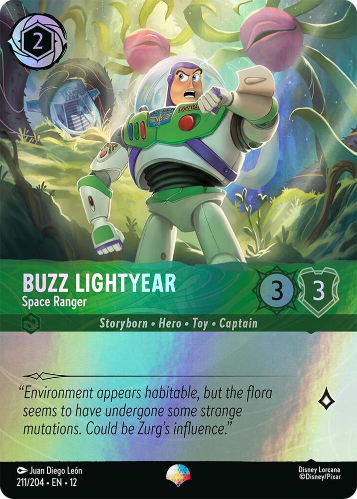 Buzz Lightyear - Space Ranger (Epic) 211/204 Wilds Unknown Holo Epic