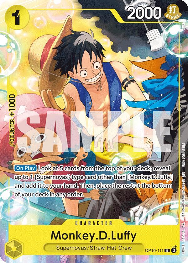Monkey.D.Luffy (Welcome Pack 2026 Vol.1) OP10-111 One Piece Promotion Cards NM