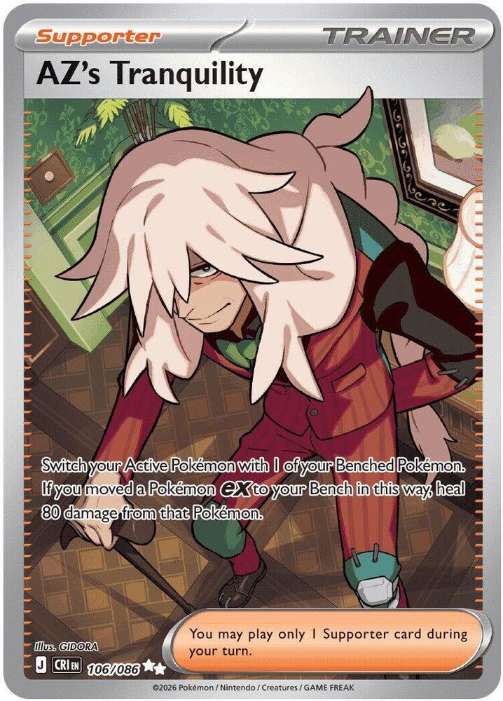 AZ's Tranquility 106/086 Holo ME04: Chaos Rising NM