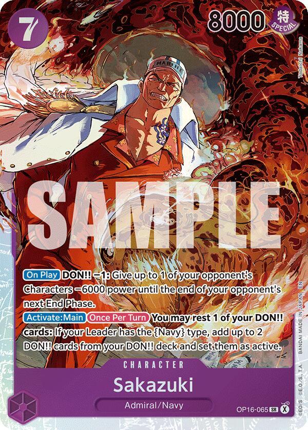 Sakazuki OP16-065 The Time of Battle NM