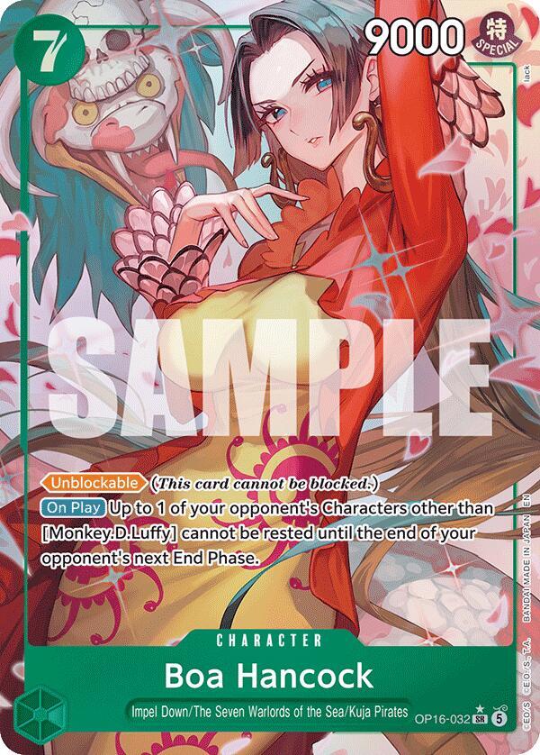 Boa Hancock (Alternate Art) OP16-032 The Time of Battle NM