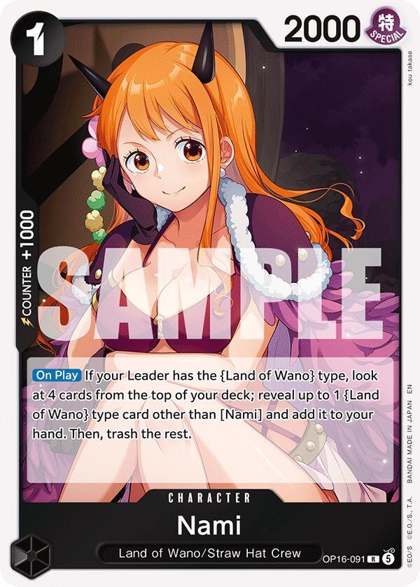Nami OP16-091 The Time of Battle NM