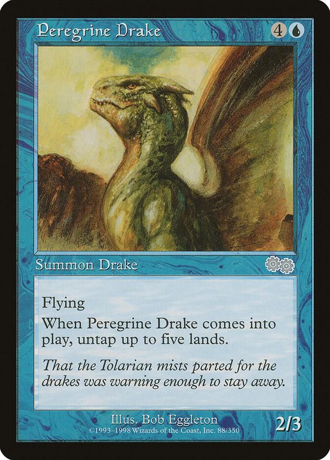 Peregrine Drake #88 Urza's Saga NM