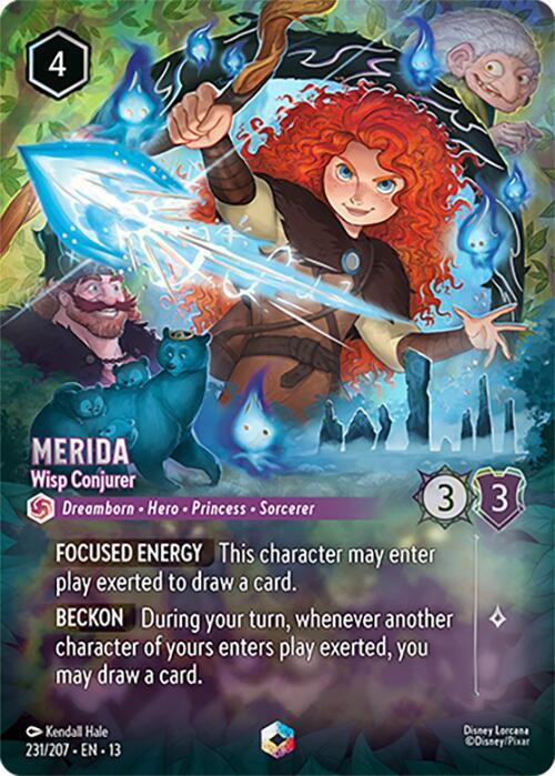 Merida - Wisp Conjurer (Enchanted) 231/207 Attack of the Vine! Enchanted