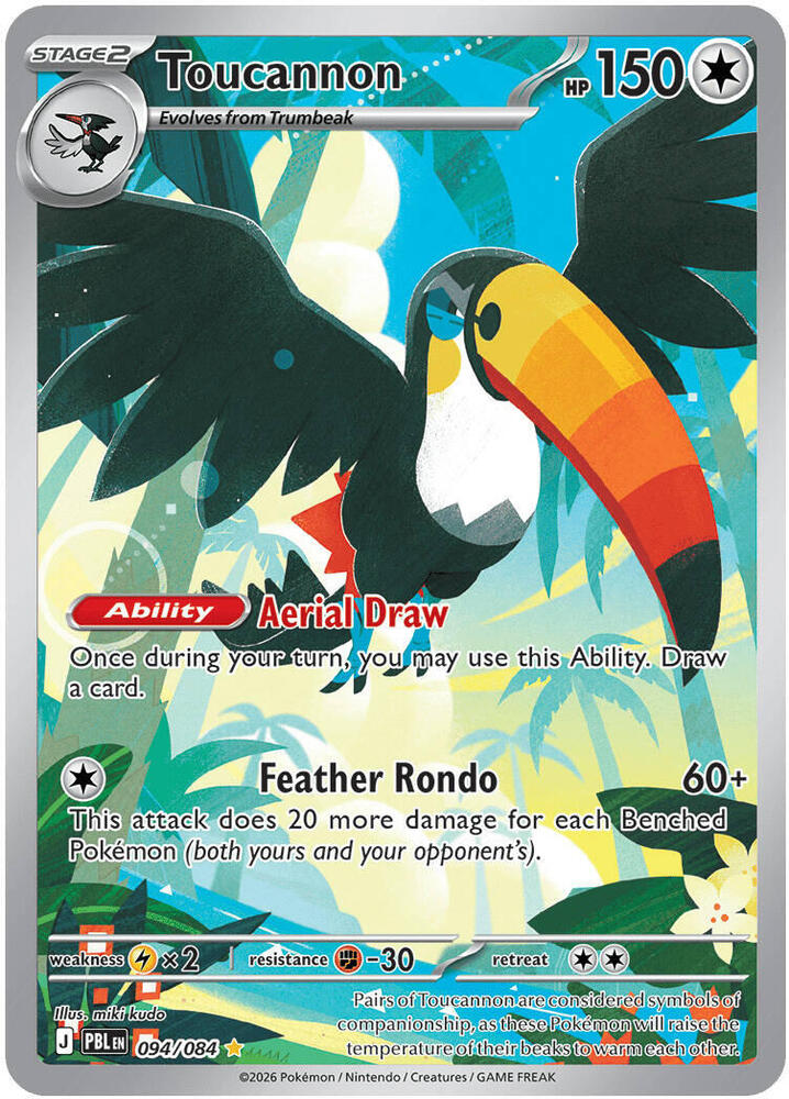 Toucannon 094/084 Holo ME05: Pitch Black NM