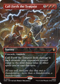 Call Forth the Tempest Borderless #22 Foil The Hobbit: Eternal-Legal NM