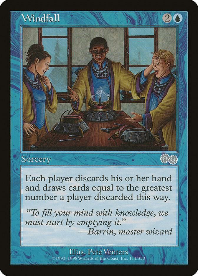 Windfall #111 Urza's Saga NM