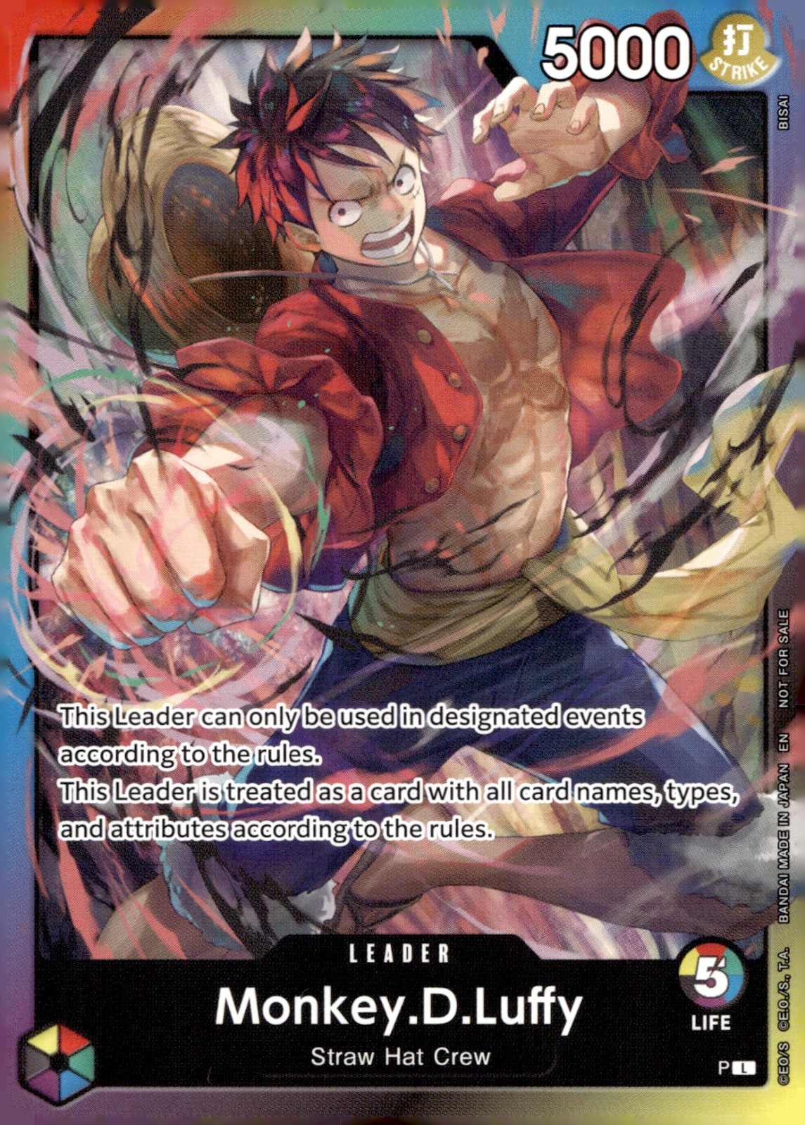 Monkey.D.Luffy (Sealed Battle 2024 Vol. 2)  One Piece Promotion NM