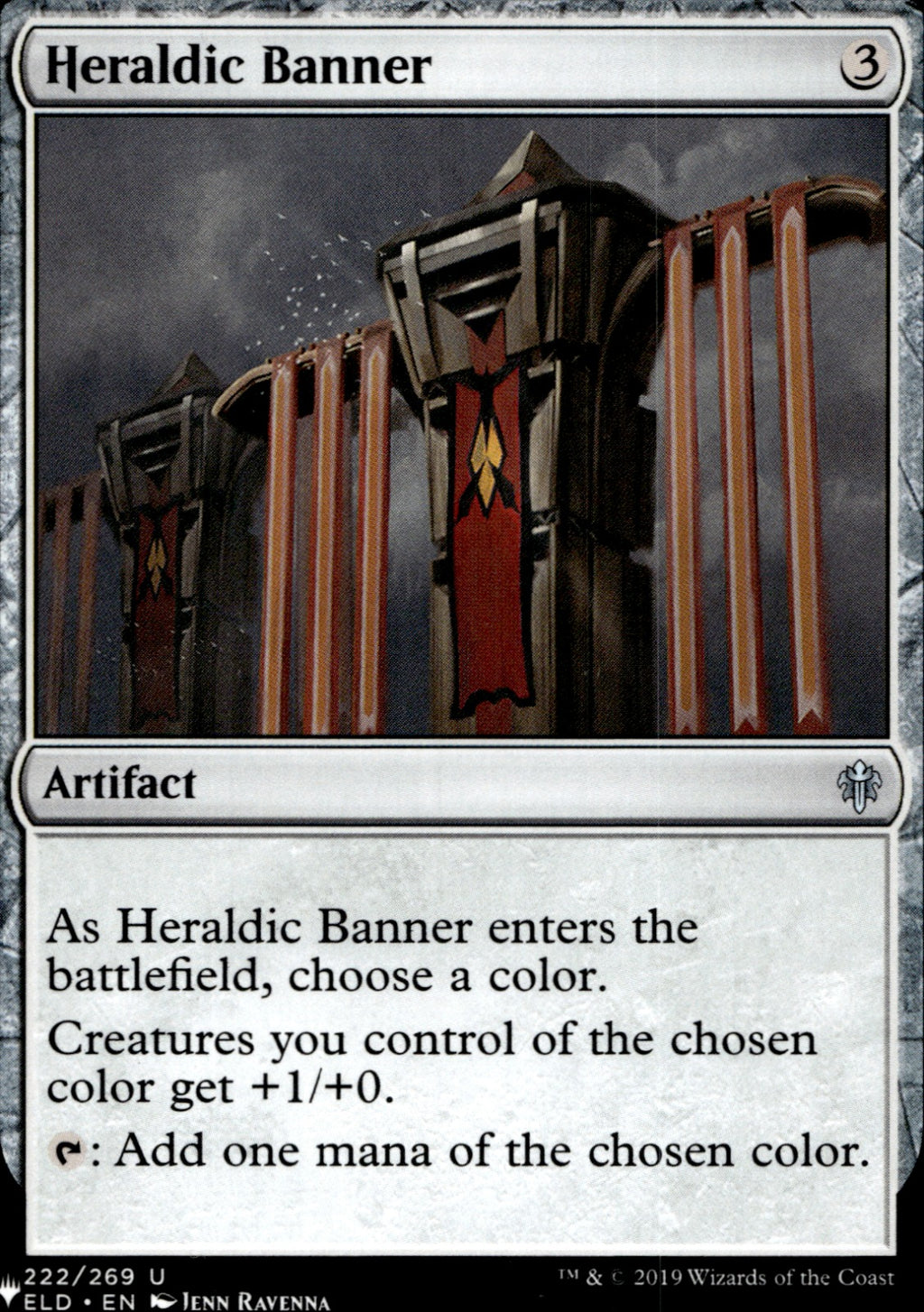 Heraldic Banner #222 Throne of Eldraine NM