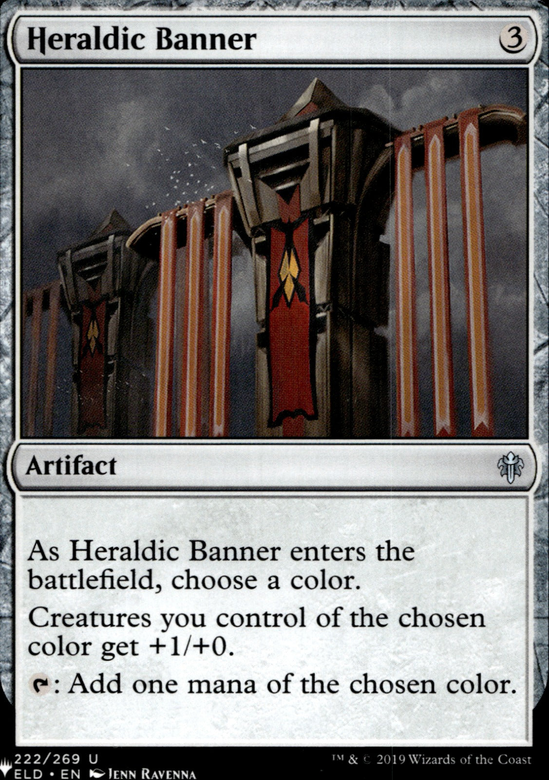 Heraldic Banner #222 Throne of Eldraine NM