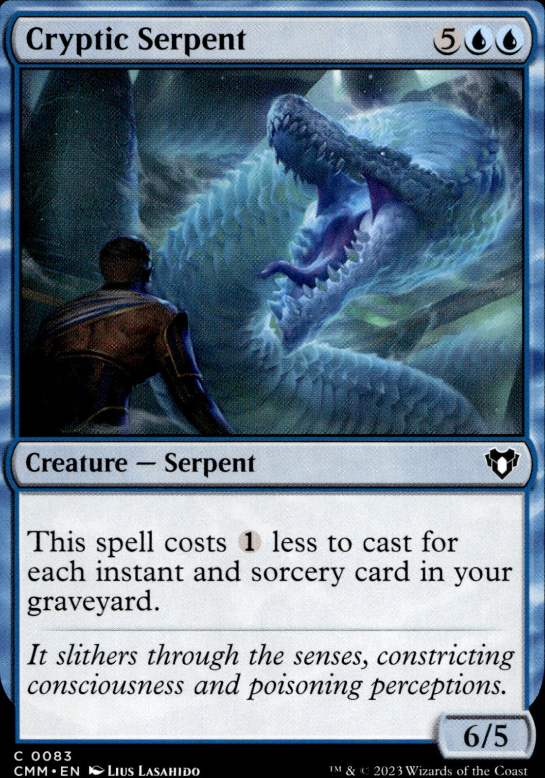 Cryptic Serpent #83 Commander Masters NM