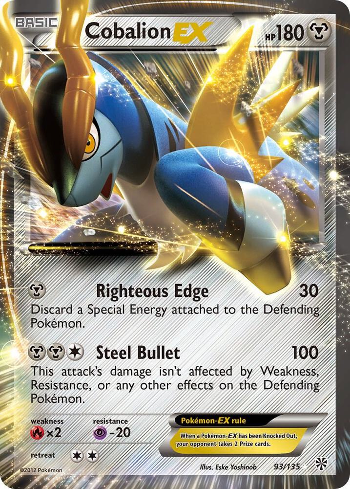 Cobalion EX 93/135 Holo Plasma Storm LP