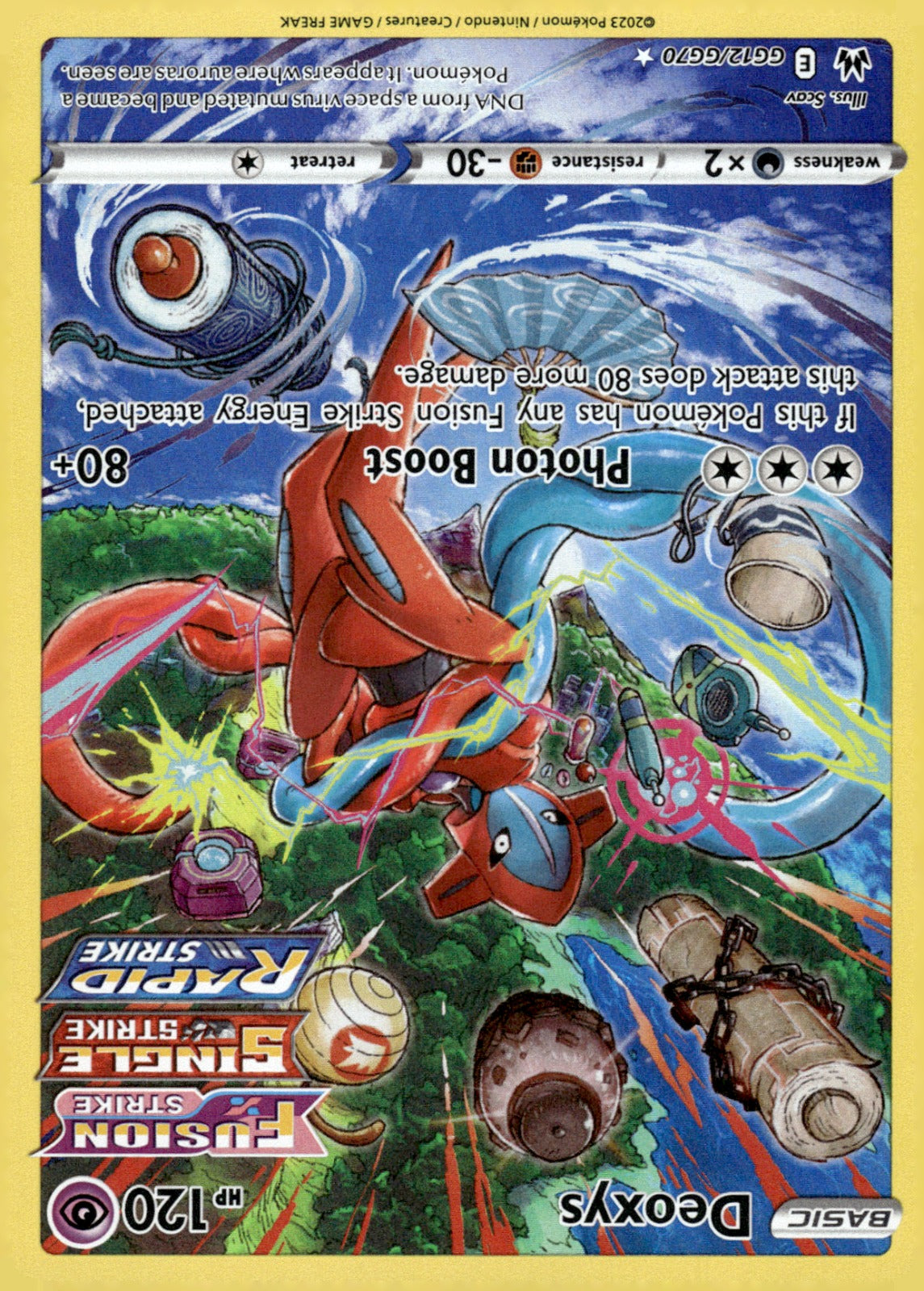 Deoxys GG12/GG70 Holo SWSH: Crown Zenith: Galarian Gallery NM
