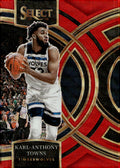Karl-Anthony Towns #196 2023-24 Panini Select - Red Wave Prizms Minnesota Timberwolves NM