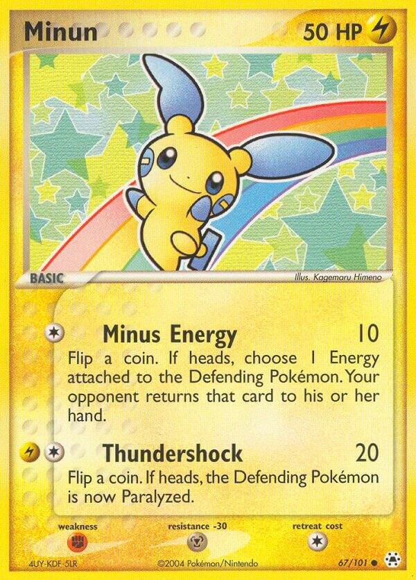 Minun 67/101 EX Hidden Legends HP