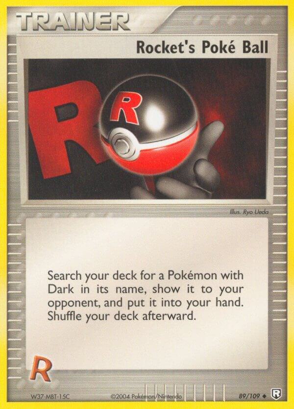 Rocket's Poke Ball 89/109 Reverse Holo EX Team Rocket Returns MP