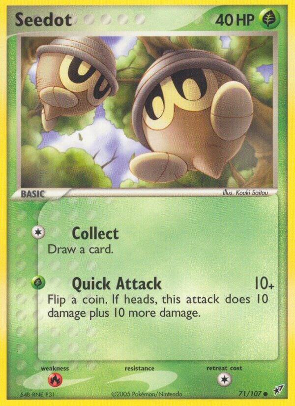 Seedot 71/107 Reverse Holo EX Deoxys HP