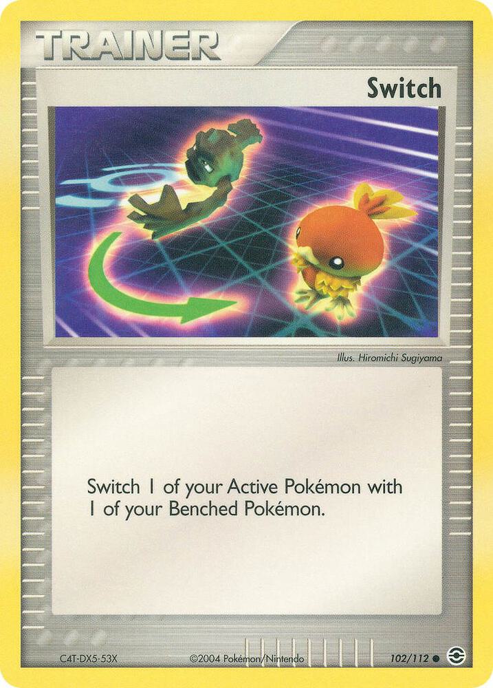 Switch 102/112 Reverse Holo EX FireRed & LeafGreen MP