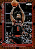Coby White #80 2025-26 Topps Chrome Basketball Refractor Chicago Bulls NM