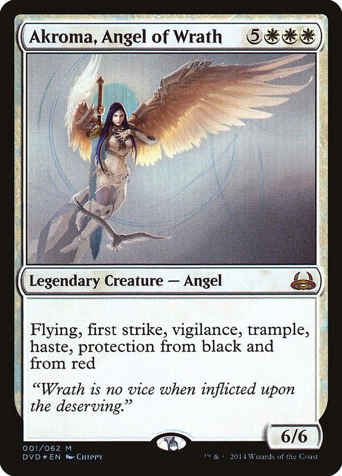 Akroma, Angel of Wrath #1 Foil Duel Decks: Anthology NM