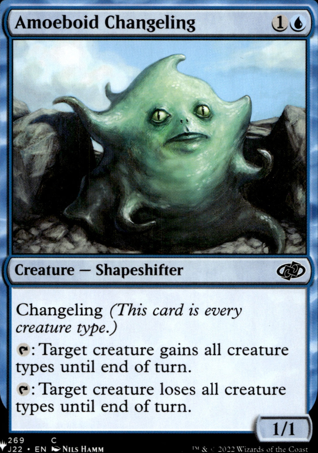 Amoeboid Changeling #269 Jumpstart 2022 NM