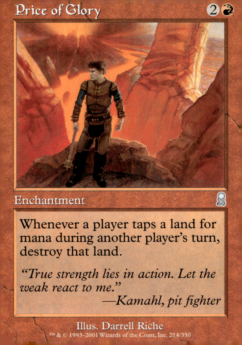 Price of Glory #214/350 The List Reprints NM