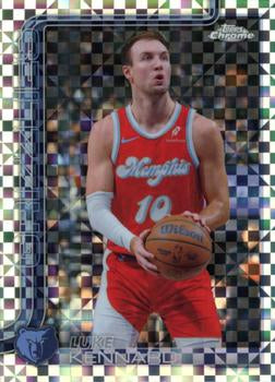 Luke Kennard #117 2025-26 Topps ChromeX-Fractor Memphis Grizzlies NM