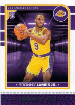 Bronny James Jr. #280 RC 2024-25 Hoops Base Los Angeles Lakers NM