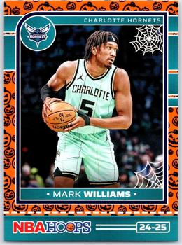Mark Williams #176 2024-25 Hoops Haunted Hoops - Orange Orange Charlotte Hornets NM