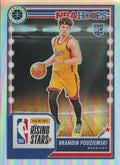 Brandin Podziemski #297 RC 2023-24 Hoops Premium Stock Silver Prizm Golden State Warriors NM