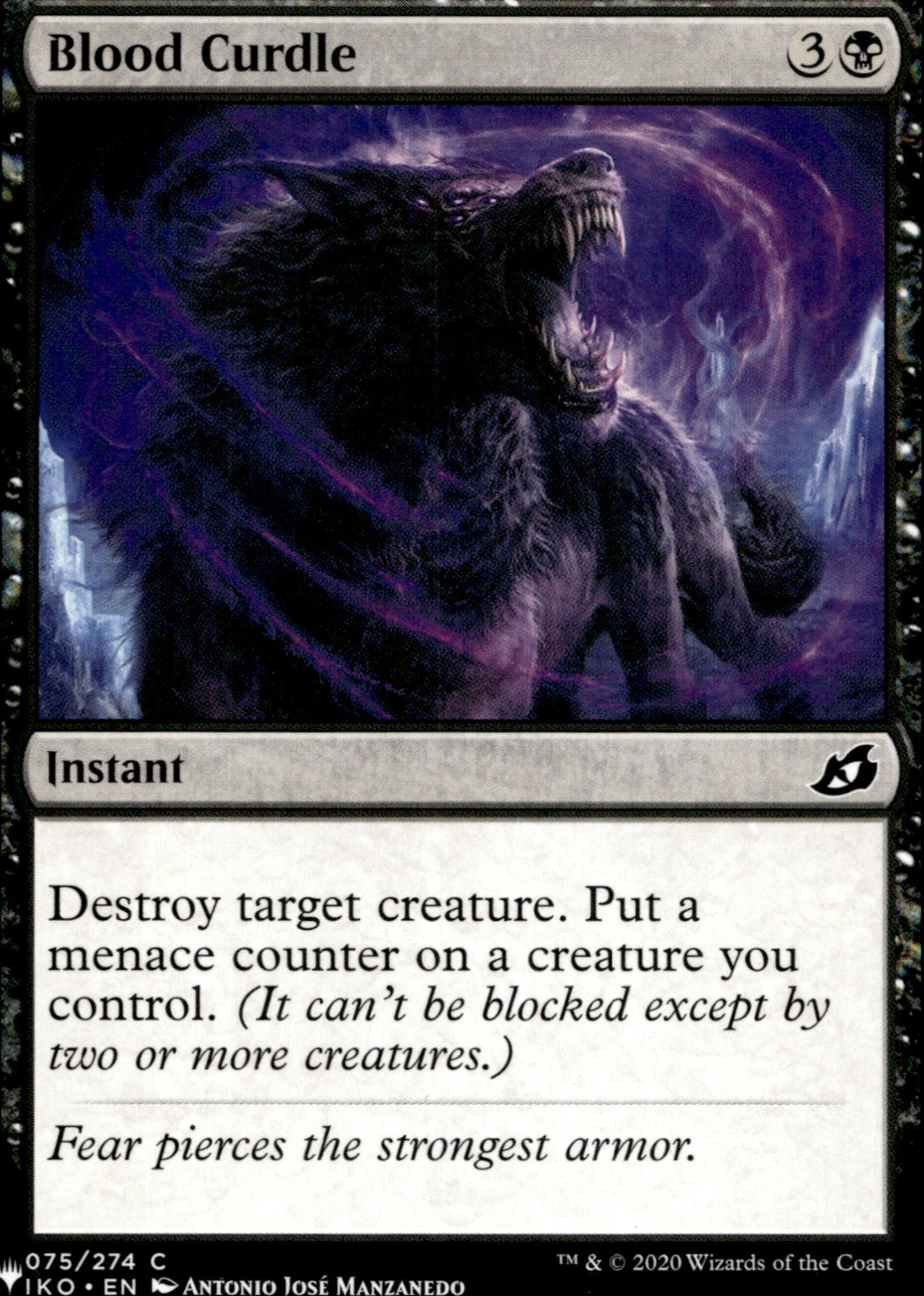 Blood Curdle #75 Ikoria: Lair of Behemoths NM